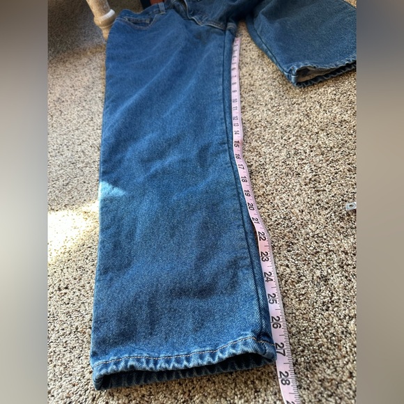 Flannel Lined L. L. Bean Women's relaxed fit jeans, size 12 petite - Picture 11 of 11